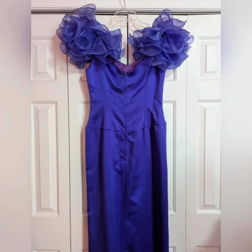 Vintage 90s Satin Party Cocktail Dress